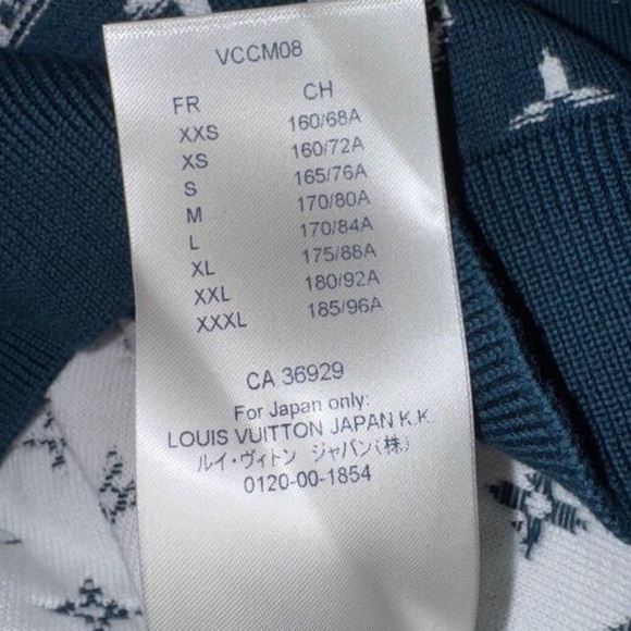 Louis Vuitton Monogram Degrade Blue Canard Teal White Logo Crewneck
Sweater M - Picture 4 of 9